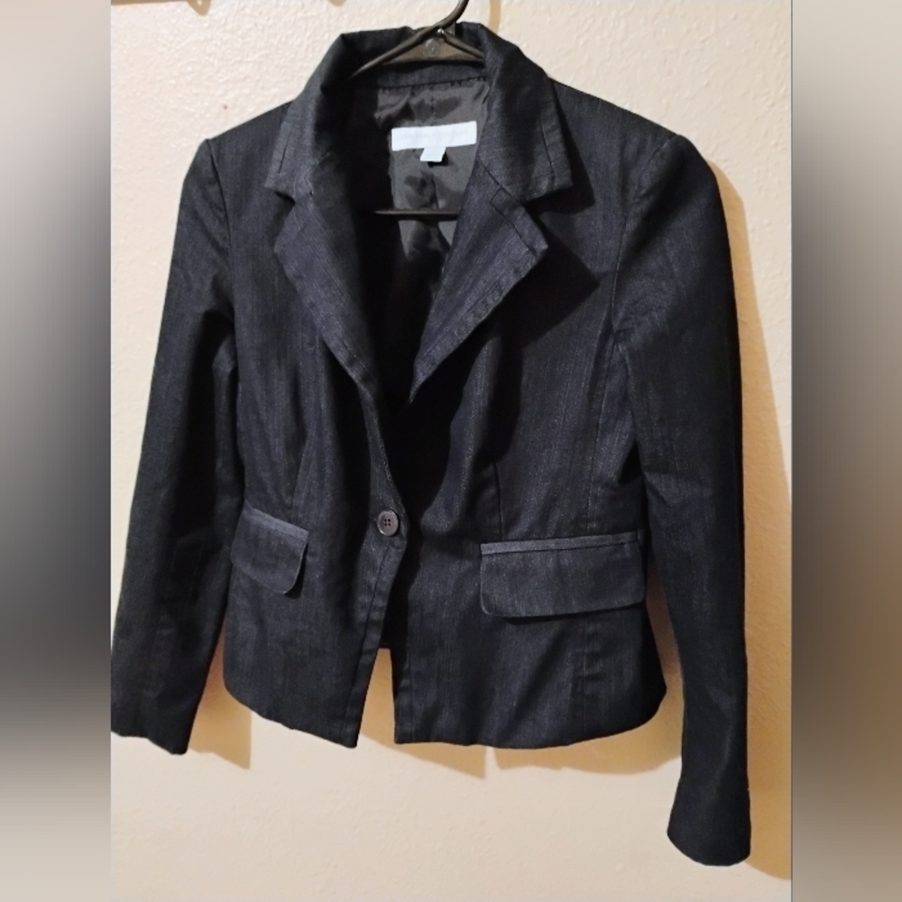 New York & Company Size 0 Single-Button Tailored Blazer Jacket